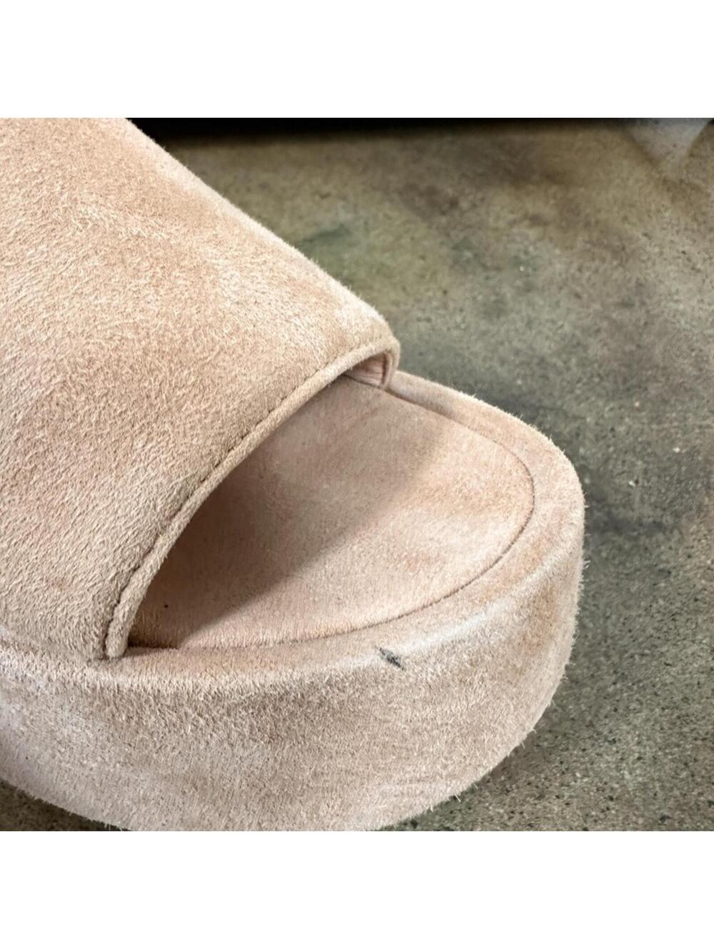 La Canadienne Kyrie Platform in Sand Size 37 - Picture 4 of 12